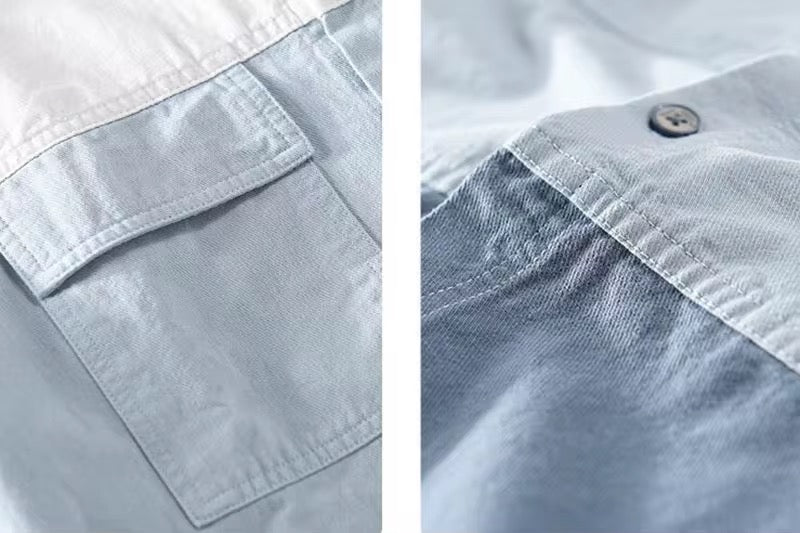 Camisa Manga larga para caballero/ Celeste K333