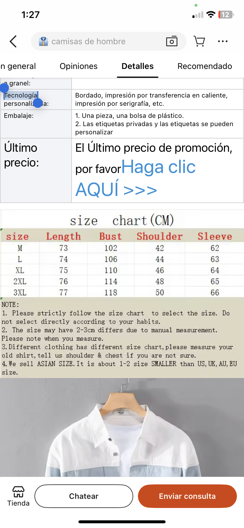 Camisa Manga larga para caballero/ Verde K333