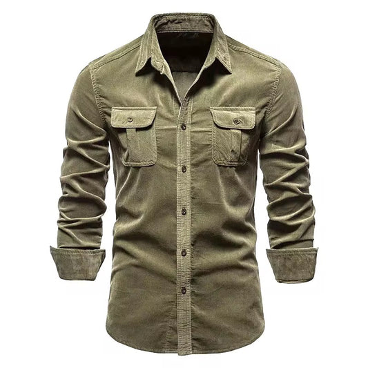Camisa formal para caballero/ KM06 Verde