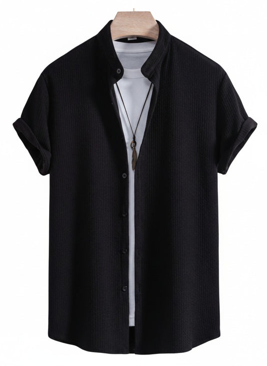 Camisa casual / K368 Negro