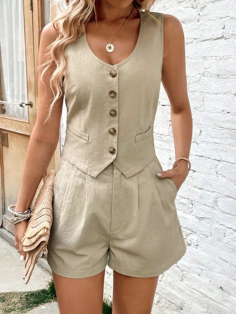 Conjunto para Dama / Beige IM11