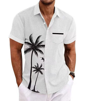 Camisa casual para caballero  /Balnco N23