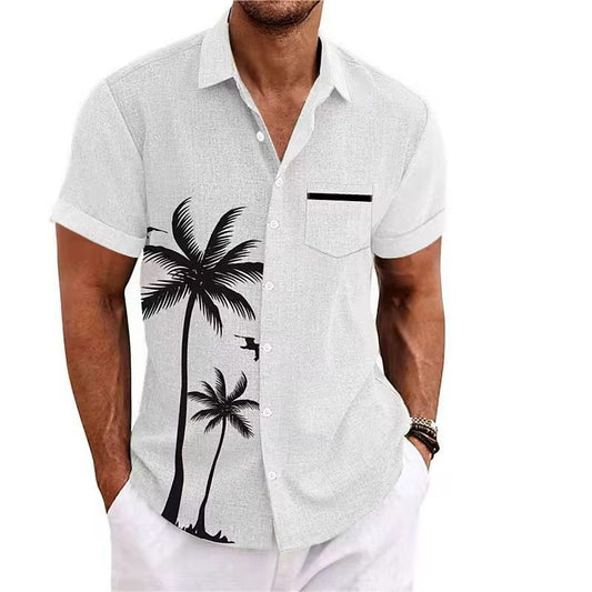Camisa casual para caballero  /Balnco N23