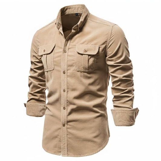 Camisa formal para caballero/ KM06 Cafe