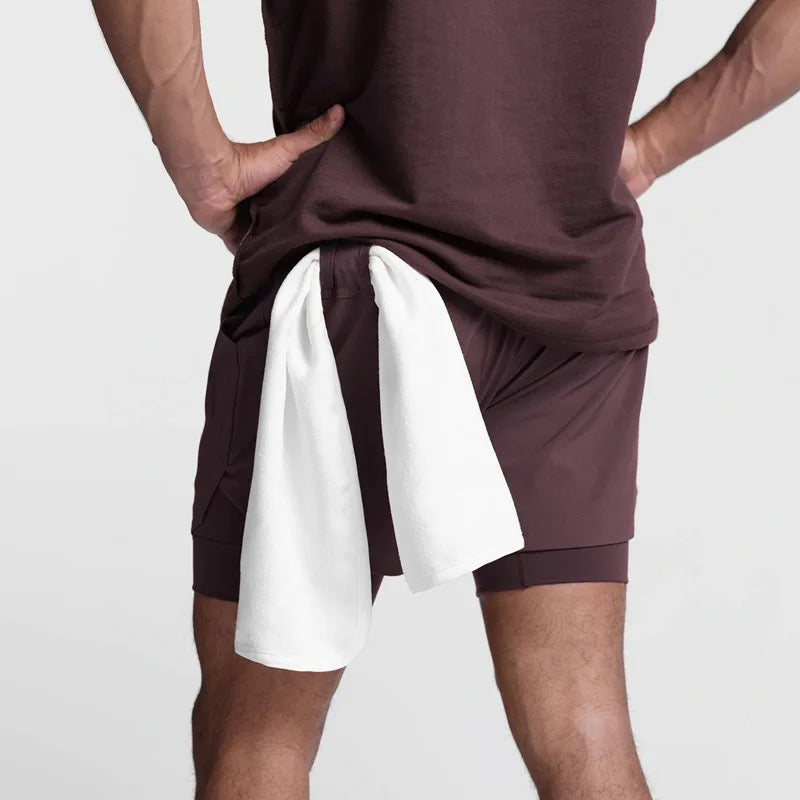 Short Deportivo con Beiker - Ocre K36