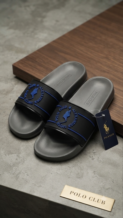 Sandalia Polo Club para caballero / Negro  NK01