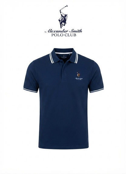 Camisa Polo Club Alexander Smith  Azul Marino NK04