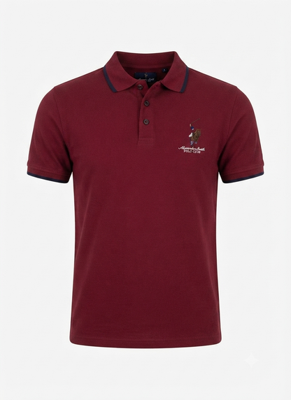 Camisa Polo Club Alexander Smith Rojo NK04