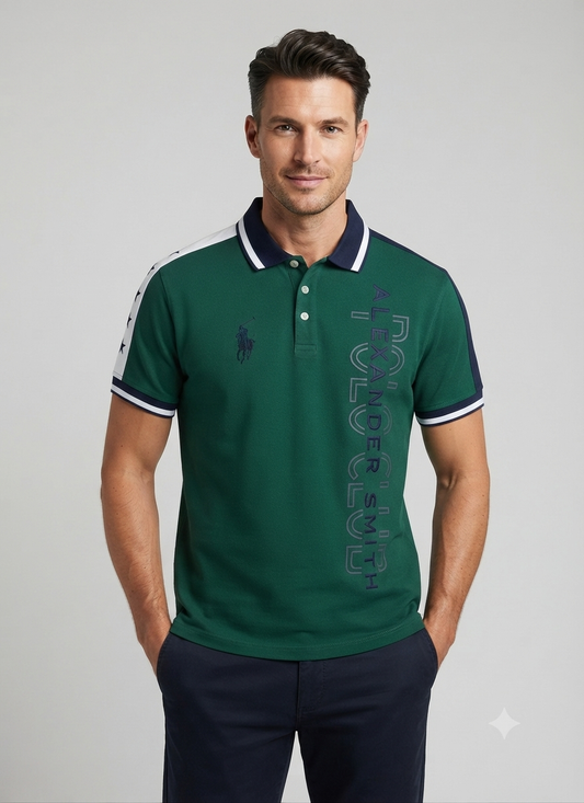 Camisa Polo Club Alexander Smith  Verde NK05
