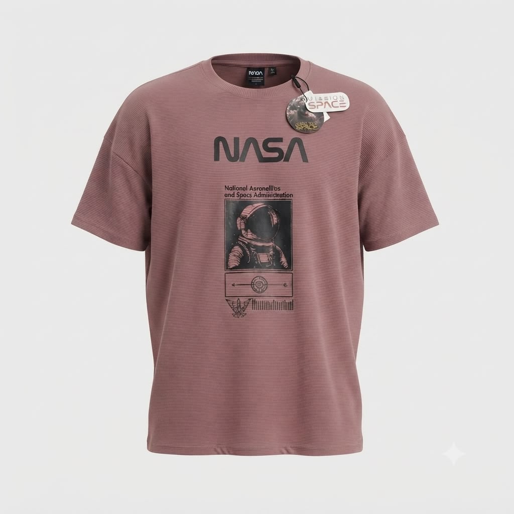 Camisa Oversize marca Mission Space/ Rosa Viejo KCN37