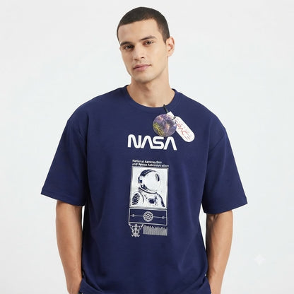 Camisa Oversize marca Mission Space/ Azul KCN37