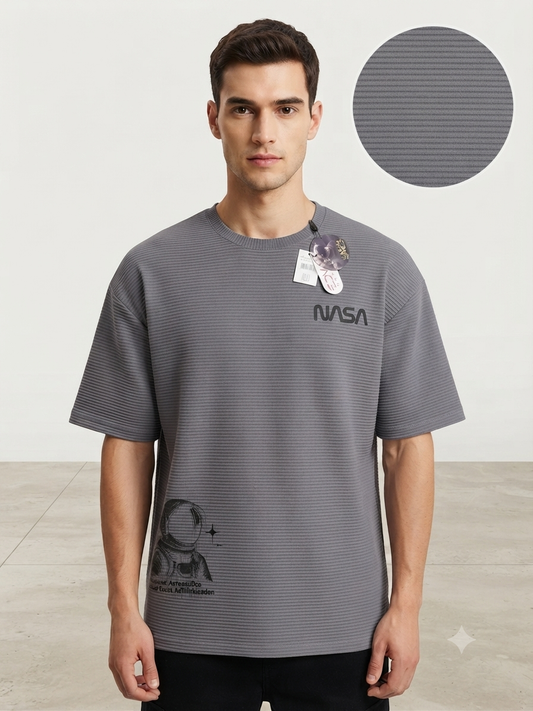 Camisa Oversize marca Mission Space/ Gris KCN38