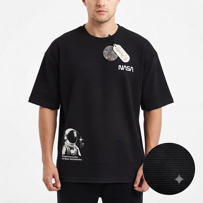 Camisa Oversize marca Mission Space/ Negro KCN38