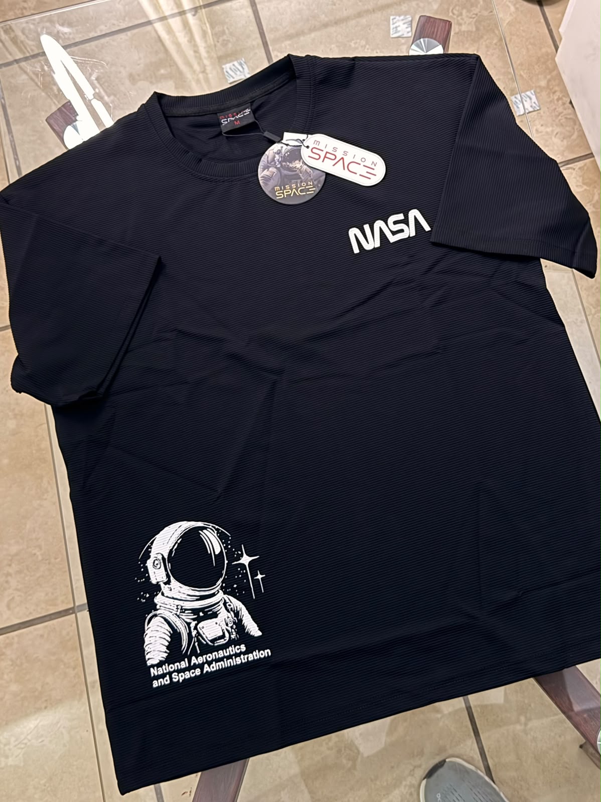 Camisa Oversize marca Mission Space/ Negro KCN38