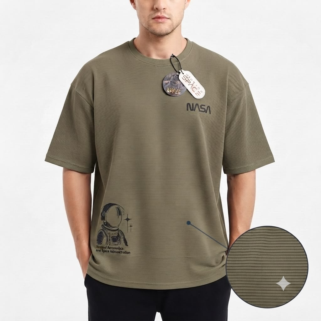 Camisa Oversize marca Mission Space/ Verde KCN38