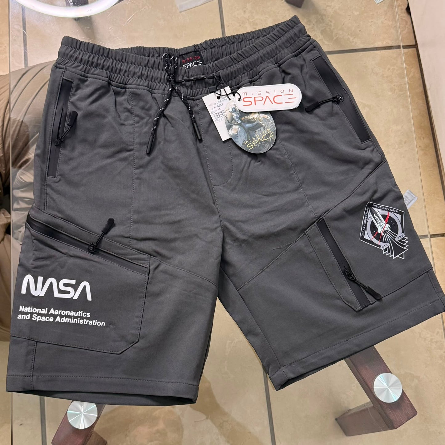 Short táctico Mission Space / Gris KCN39