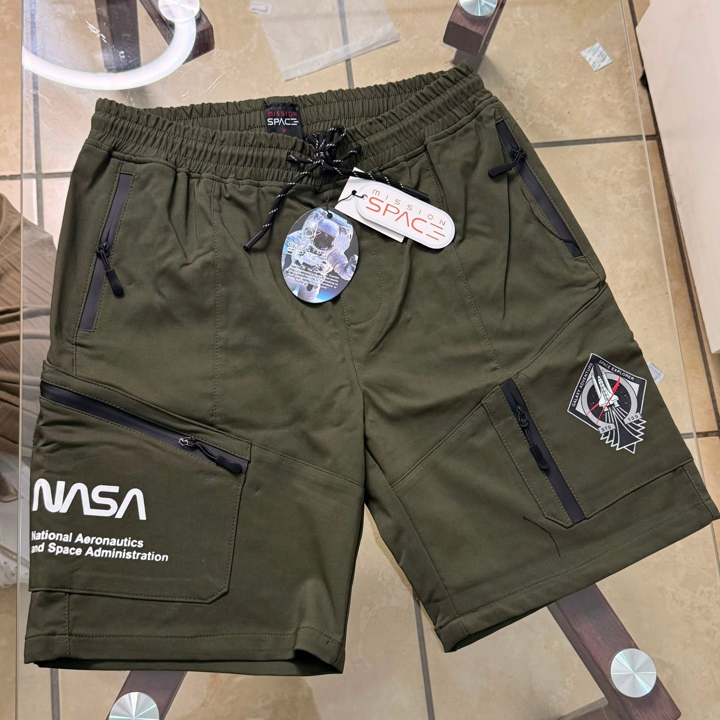 Short táctico Mission Space / Verde KCN39