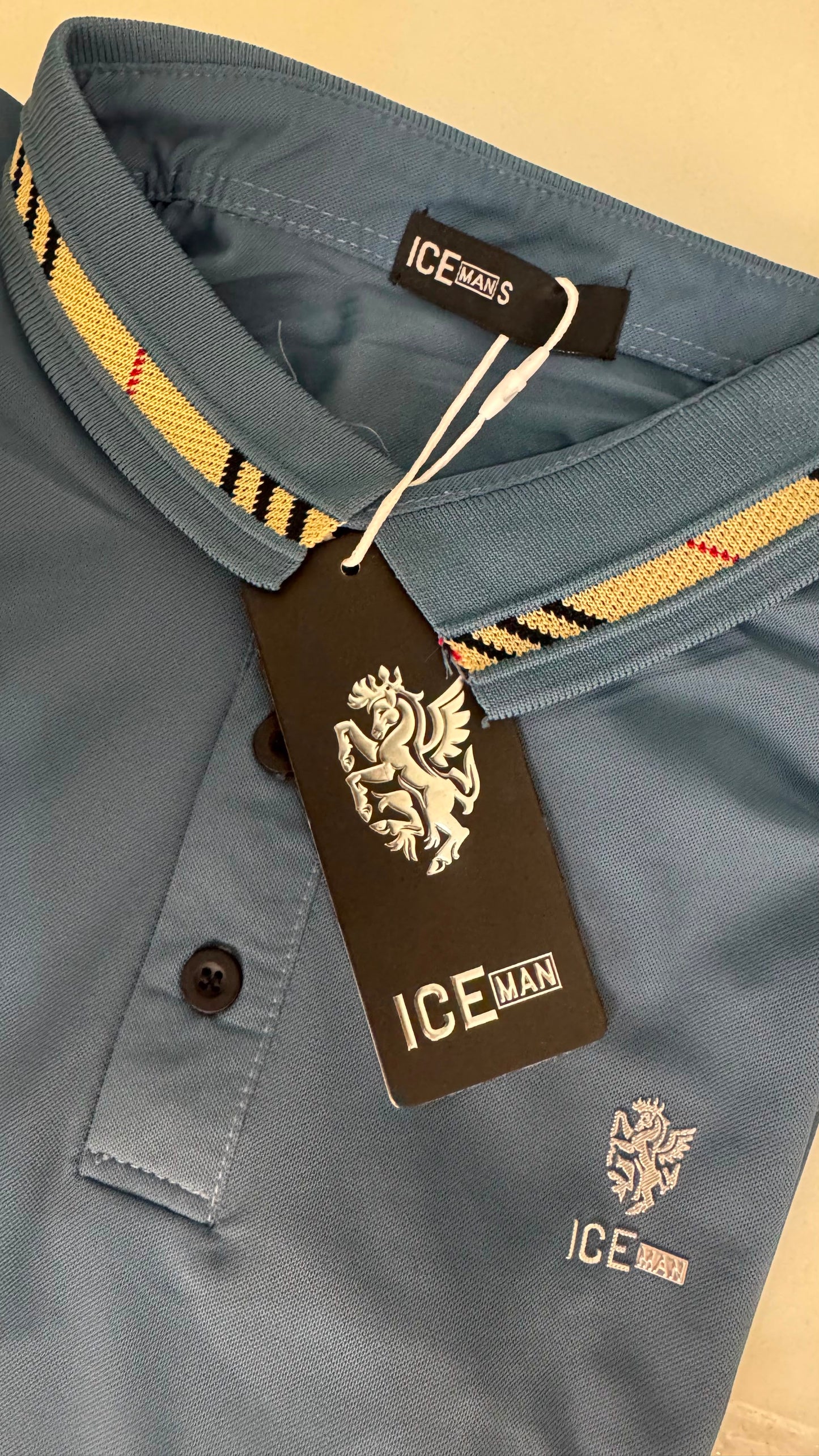 Camisa manga larga  Ice Man/ Azul Claro NK17