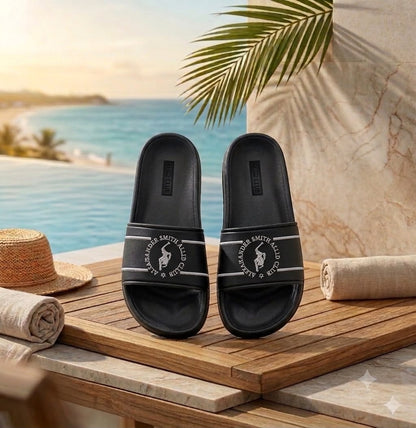 Sandalia Polo Club para caballero / Negro  NK01