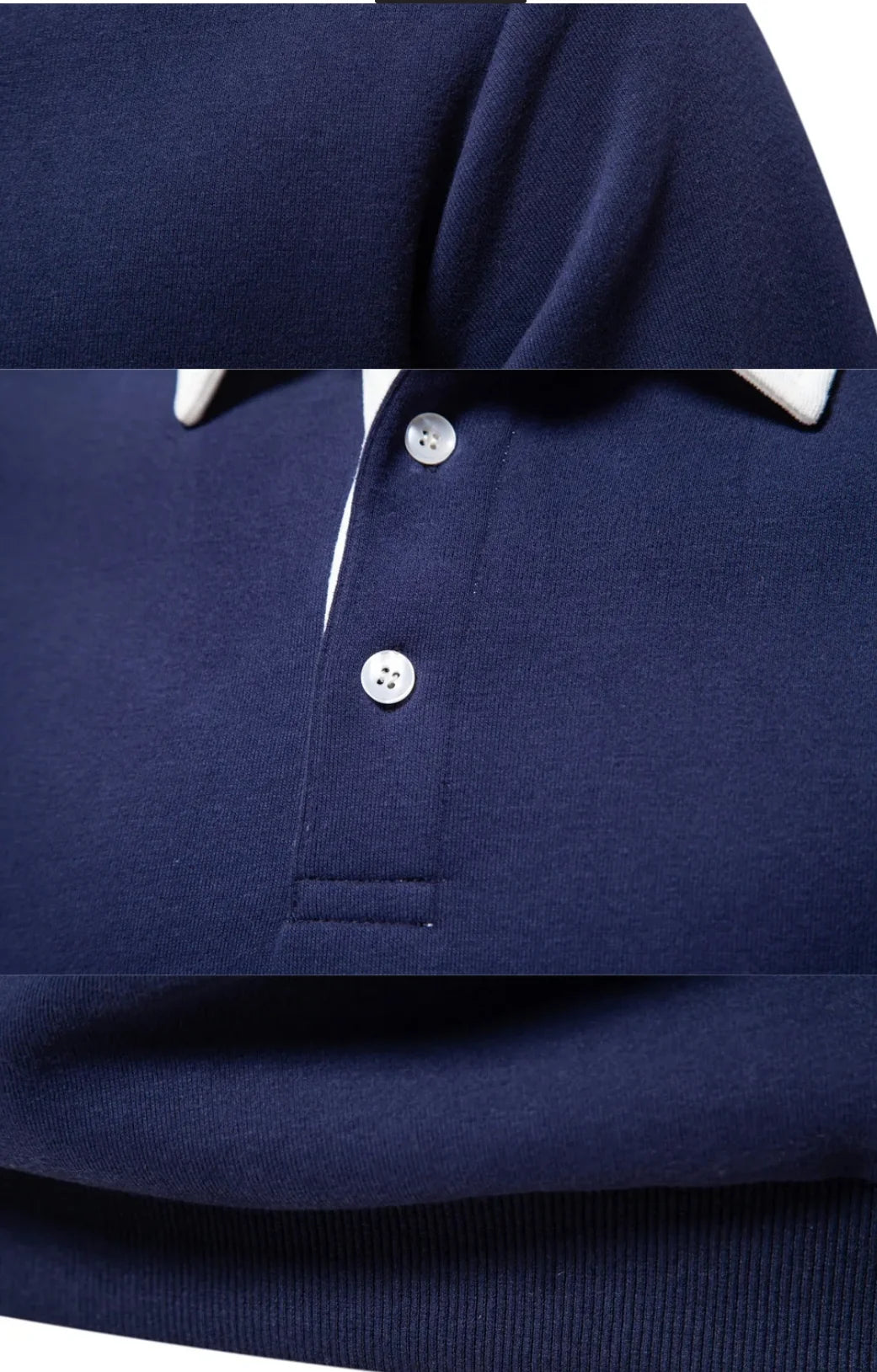 Sudadera para Caballero Tipo Polo/Gris N09