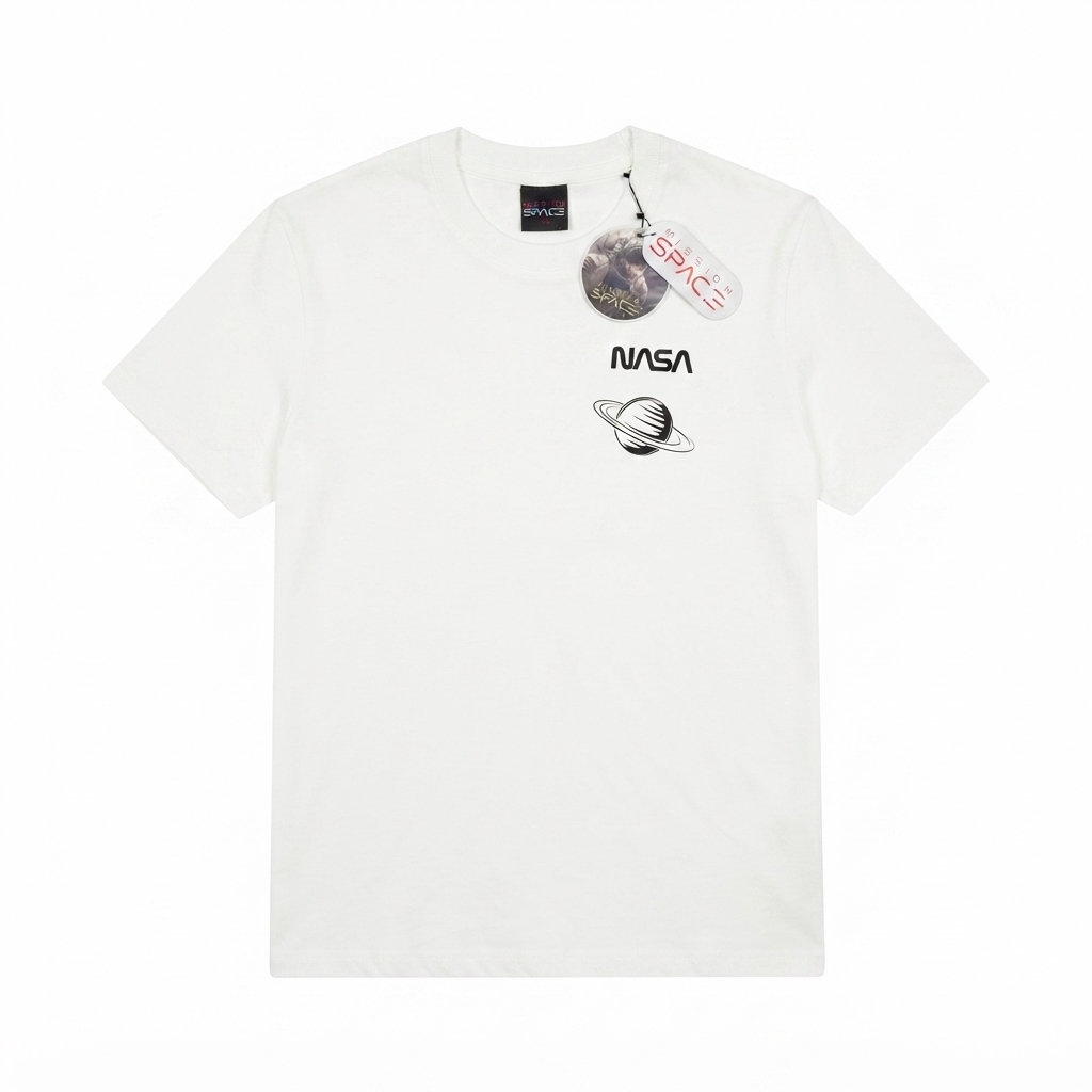 Camiseta Mission Space - NASA Blanca KCN34