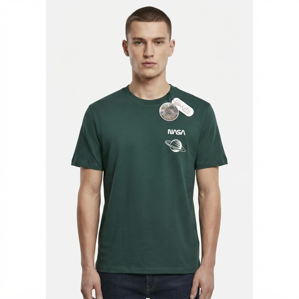 Camiseta Mission Space - NASA Verde KCN34