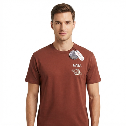 Camiseta Mission Space - NASA Marron KCN34