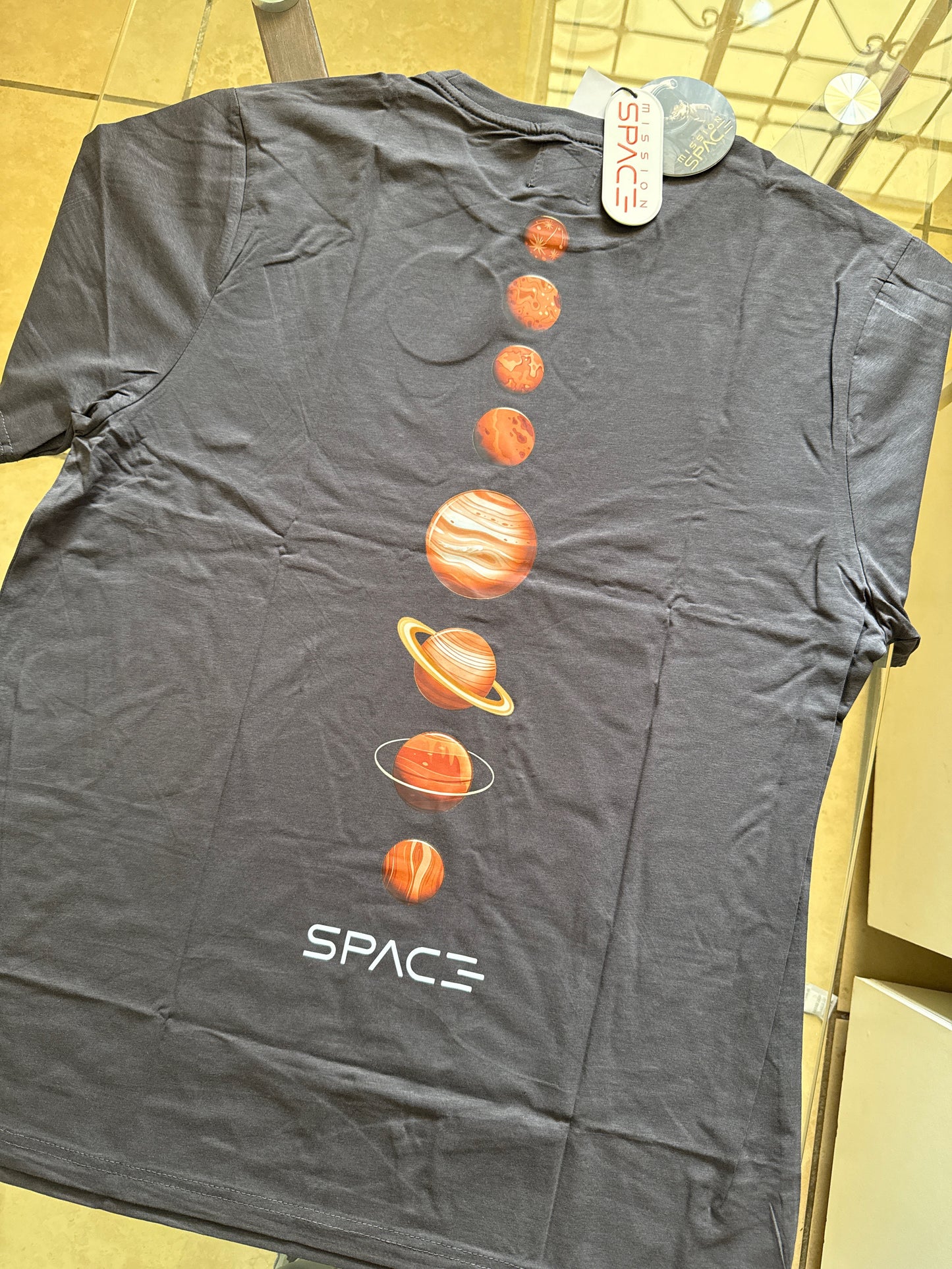Camiseta Mission Space - NASA Gris KCN35