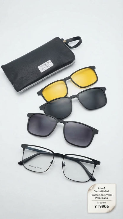 Lentes para el Sol. para caballero  -  Lente 4 en 1   C194