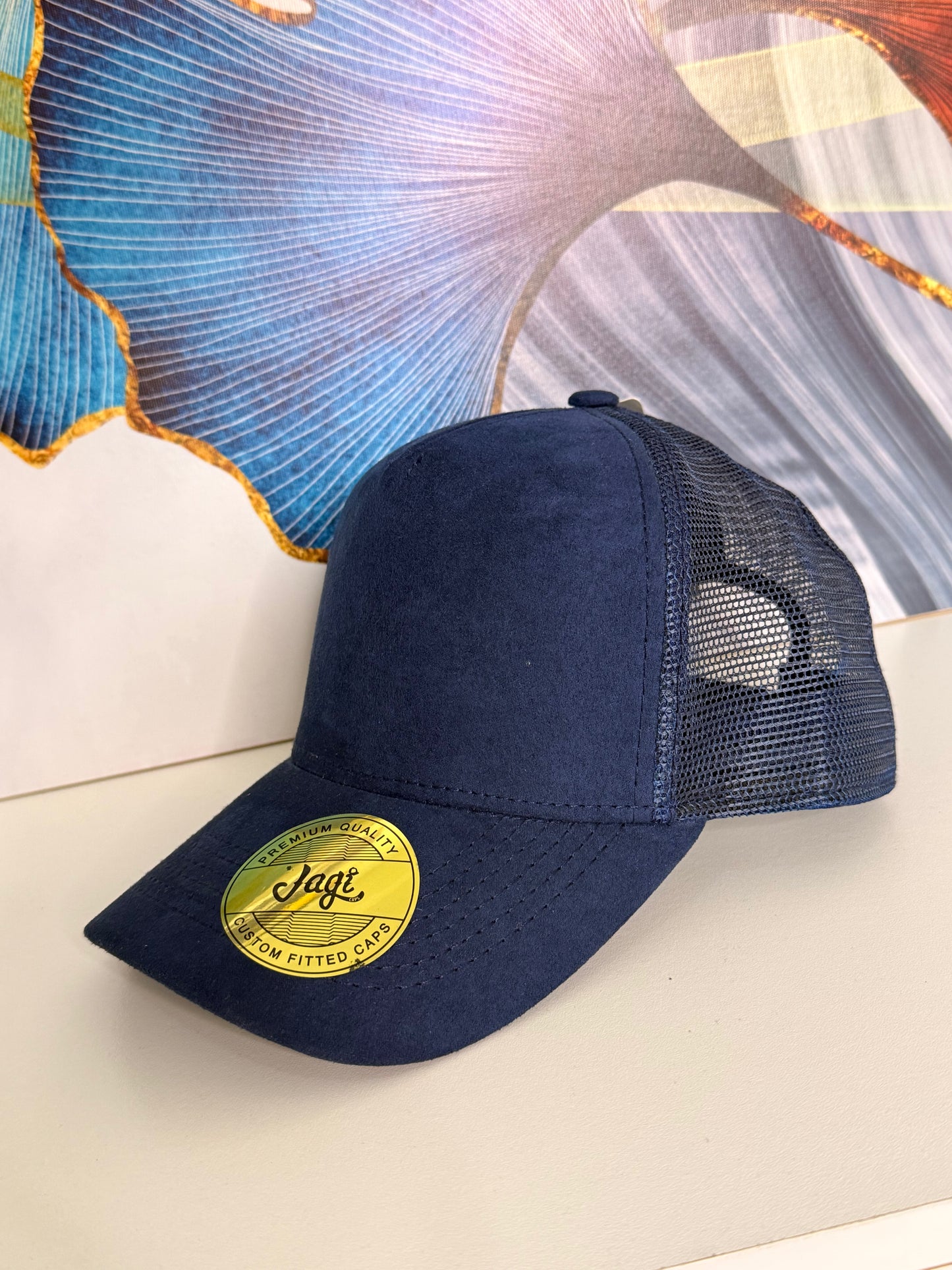 Gorra Malla Marca Jagi Caps - Azul KCN58