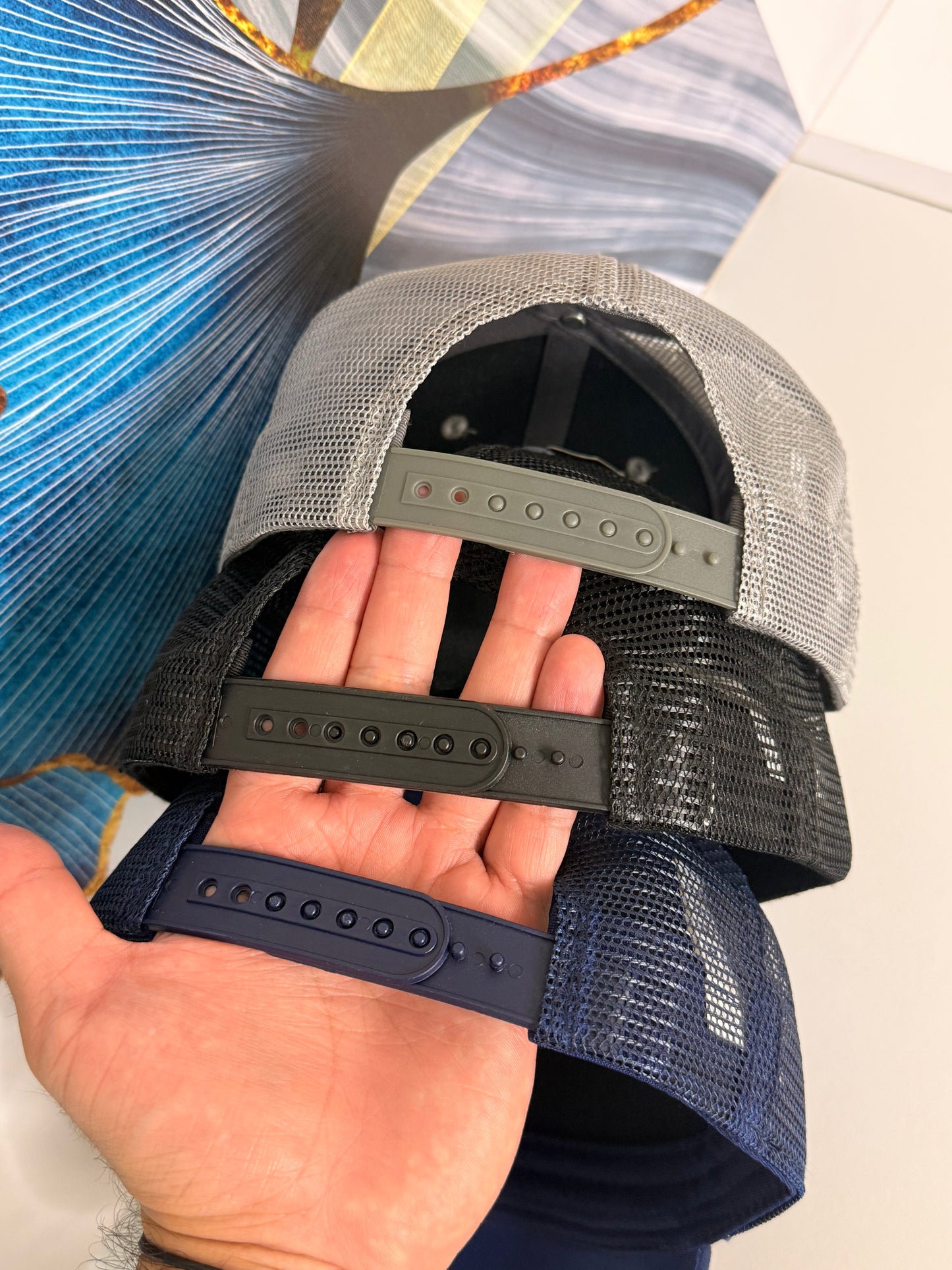 Gorra Malla Marca Jagi Caps - Azul KCN58