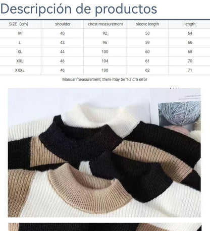 Sueter Cuello alto para caballero/Negro S031