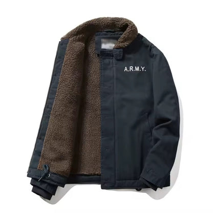 Abrigo Casual Hombre - K158 Azul ARMY