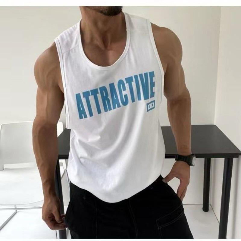 Camiseta desmangada Attractive - Blanca  K288