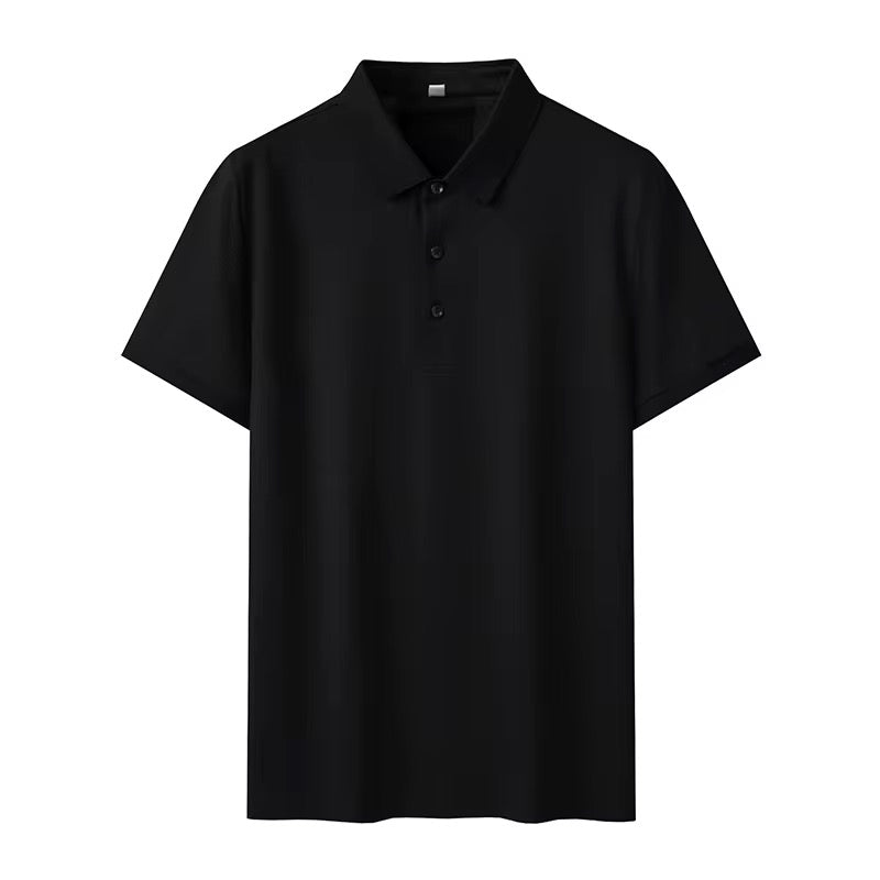 Camisa Casual tipo polo / Negra K175