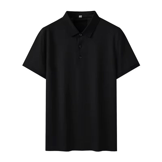 Camisa Casual tipo polo / Negra K175