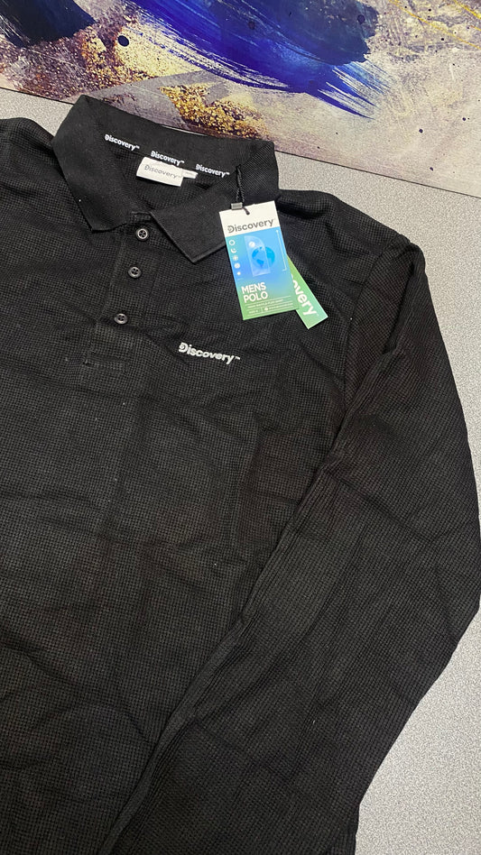 Camiseta Manga Larga para Caballero - KCN184 Negro