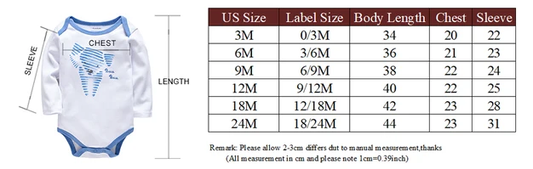 Set de 3 piezas  para bebe /  B47