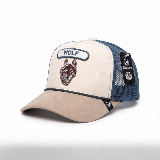 Gorra con bordado LOBO AZUL - KCN141