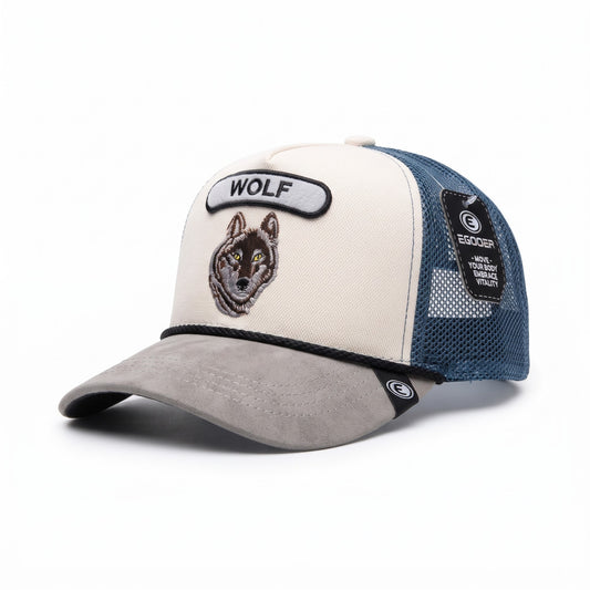 Gorra con bordado LOBO GRIS - KCN141