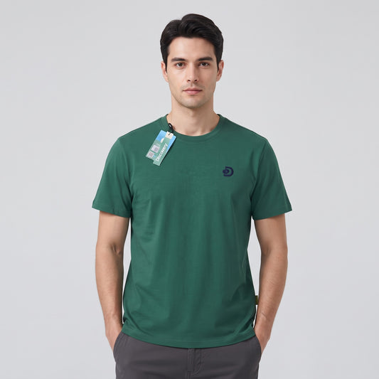 Camiseta Discovery para Caballero - Verde KCN15