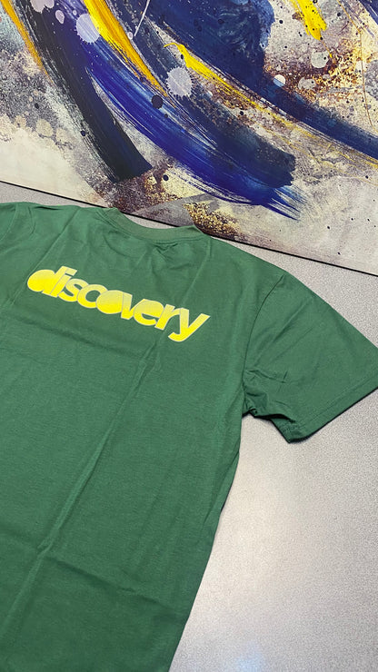 Camiseta Discovery para Caballero - Verde KCN15