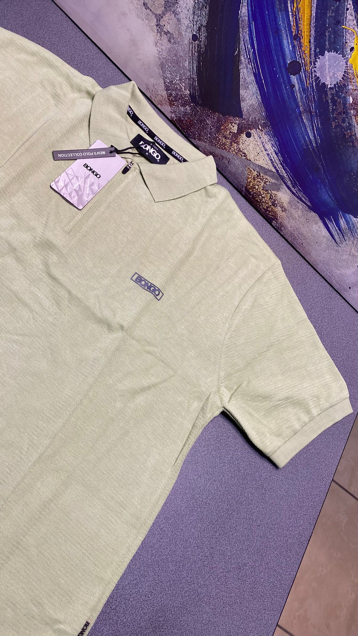 Camiseta Bongo para Caballero Tipo Polo - Verde KCN18