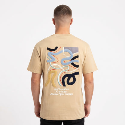 Camiseta Interlock Regular Hombre - KCN162 Café Claro