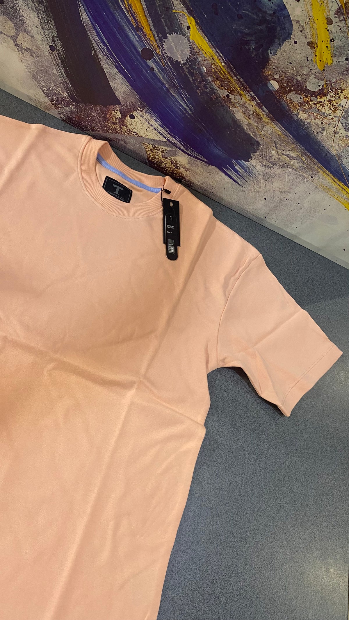 Camiseta Interlock Regular Hombre - KCN154 Durazno