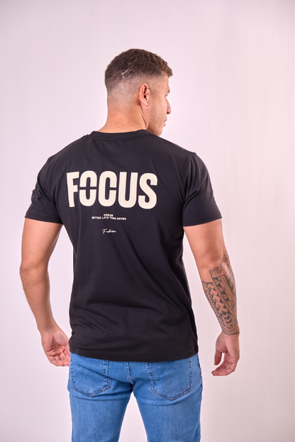 Camiseta Bongo para Caballero - Negra KCN11