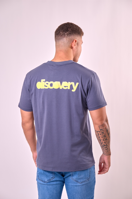 Camiseta Discovery para Caballero - Blue Gray KCN15