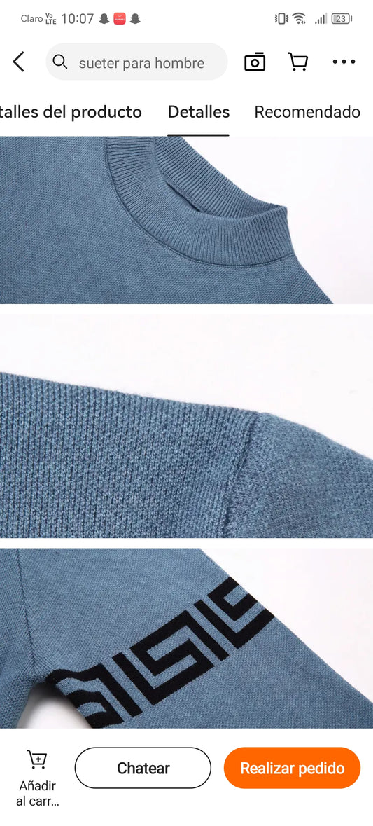 Sueter para caballero/Gris S030