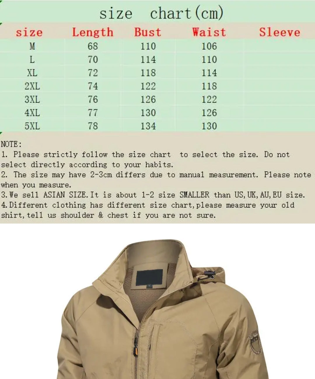 Chaqueta Impermeable para caballero/Azul S033