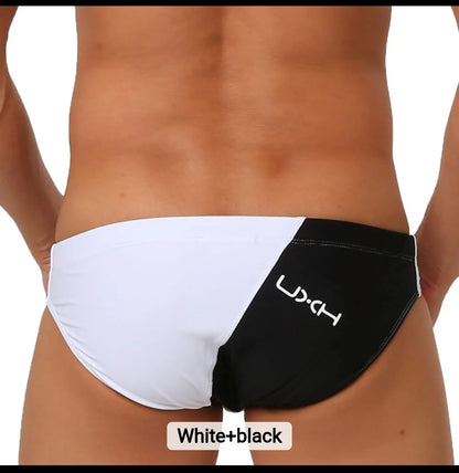 Bañador Bikini con deposito para celular Blanco/Negro/ K278